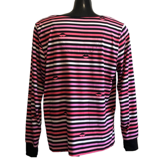 Striped Kate Spade Long Sleeved Top Size L - Picture 3 of 5